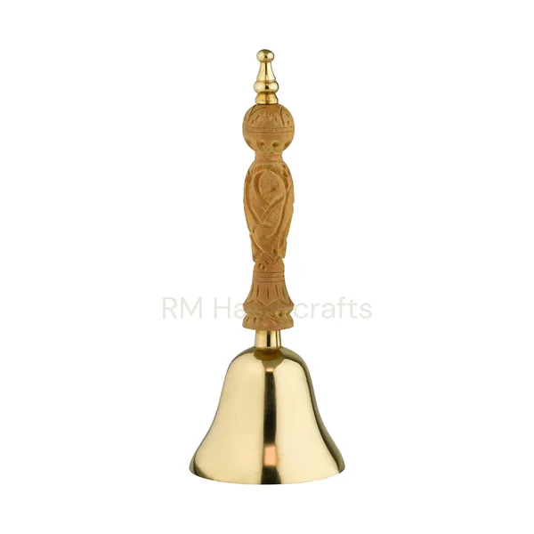 Golden_Bronze_Pooja_Bell_With_Wooden_Handle_Traditional_Indian_Pooja_Ghanti_For_Puja,_Meditation_&_Decor_(Large_8X8X23_Cm)