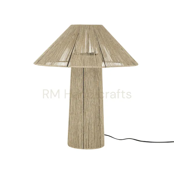 Brown_Handcrafted_Jute_Cord_Table_Lamp_|_Minimalist_Natural_Fiber_Lighting_With_Flared_Shade_|_Rustic_Boho_Lamp_For_Living_Room,_Bedroom_&_Study_Decor