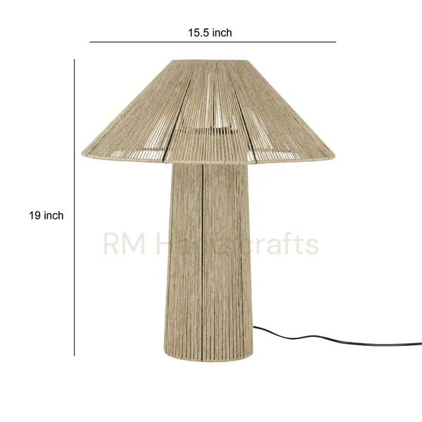 Brown_Handcrafted_Jute_Cord_Table_Lamp_|_Minimalist_Natural_Fiber_Lighting_With_Flared_Shade_|_Rustic_Boho_Lamp_For_Living_Room,_Bedroom_&_Study_Decor