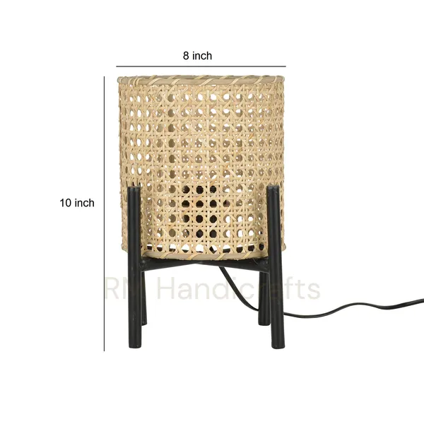 Beige_Cane_Table_Lamp_With_Black_Metal_Stand_|_Handwoven_Rattan_Night_Lamp_|_Boho_Rustic_Bedside_Accent_Light_For_Living_Room_Bedroom_Or_Study