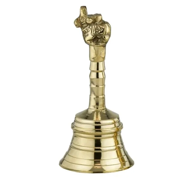 Golden_Brass_Pooja_Bell_With_Lion_Handle_Traditional_Indian_Ghanti_For_Home_Temple,_Mandir,_Pooja_Room,_Festive_Decor_Pure_Brass_Prayer_Bell_(Large)