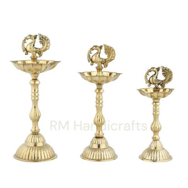 Golden_Pillar_Brass_Diya_Stand_With_Peacock_Design_Traditional_Decorative_Oil_Lamp_For_Puja_Room,_Mandir_&_Festive_Decor_
