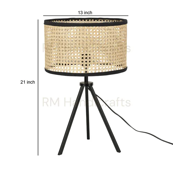 Brown_Tripod_Table_Lamp_With_Handwoven_Cane_Shade_|_Natural_Rattan_Lampshade_For_Bedroom,_Living_Room_&_Study_|_Modern_Home_Decor_Lighting