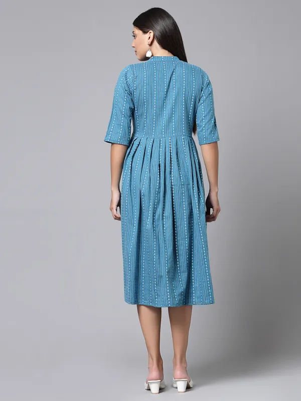 Women's_Cotton_Striped_A-Line_Dress