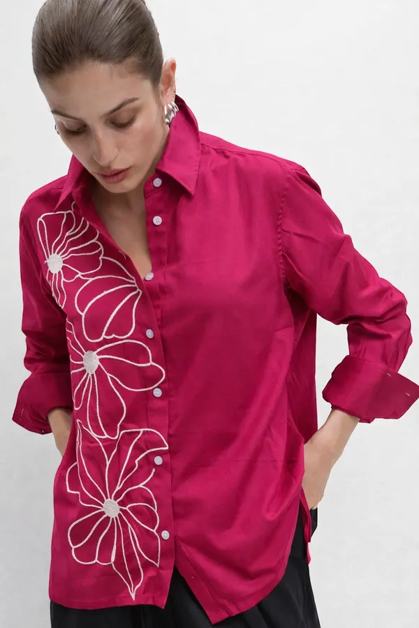 Women_Viscose_Rayon_Embroidered_Shirt_|_Floral_Embroidery_Casual_Button_Down_Top_|_Full_Sleeve_Stylish_Ladies_Shirt_for_Office_1