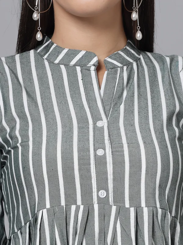 Women's_Cotton_Striped_A-Line_Dress