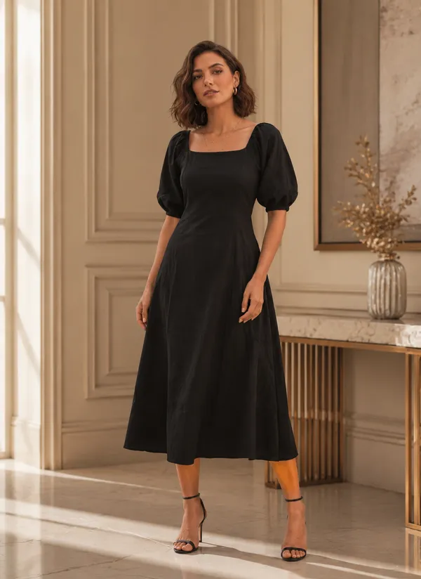 Women's_Cotton_Striped_A-Line_Dress
