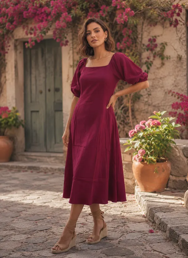 Women's_Cotton_Striped_A-Line_Dress