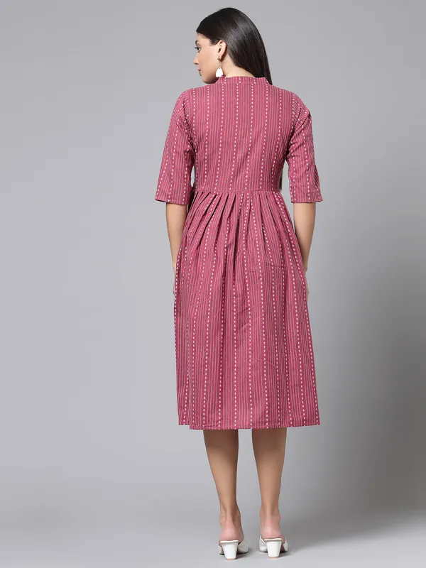 Women's_Cotton_Striped_A-Line_Dress