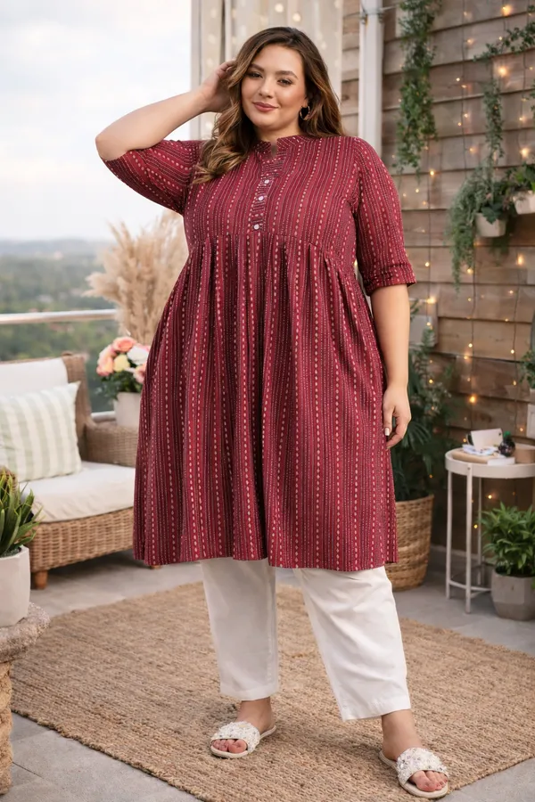 Women's_Cotton_Striped_A-Line_Dress