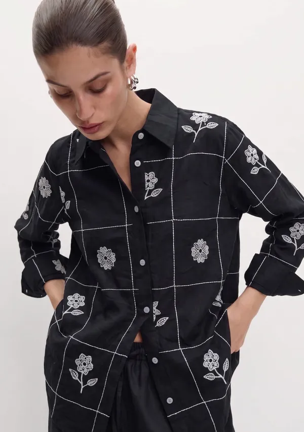 Women_Viscose_Rayon_Embroidered_Shirt_|_Elegant_Floral_Casual_Top_|_Full_Sleeve_|_Office_Wear_(Maroon2)