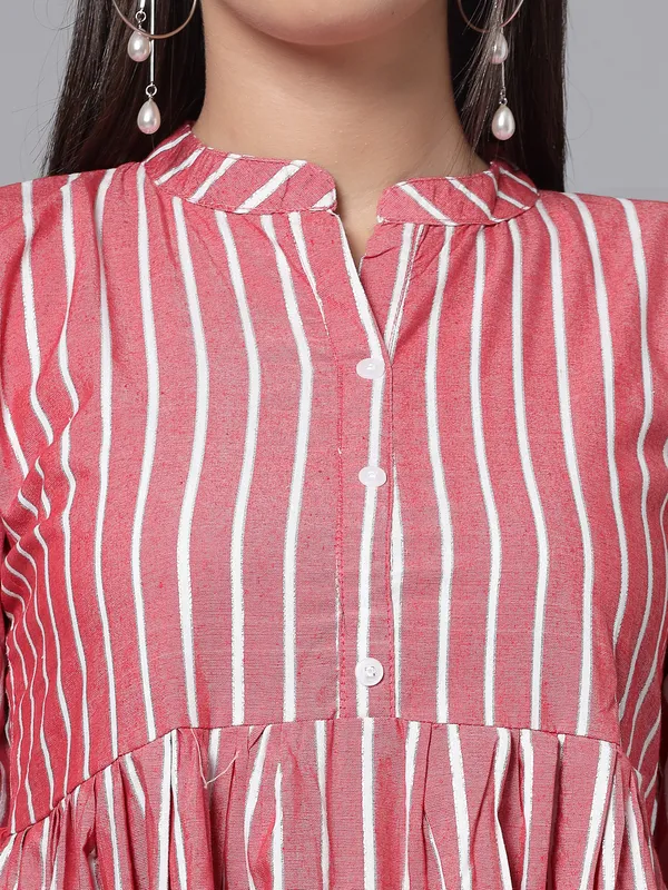 Women's_Cotton_Striped_A-Line_Dress