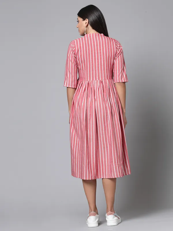 Women's_Cotton_Striped_A-Line_Dress