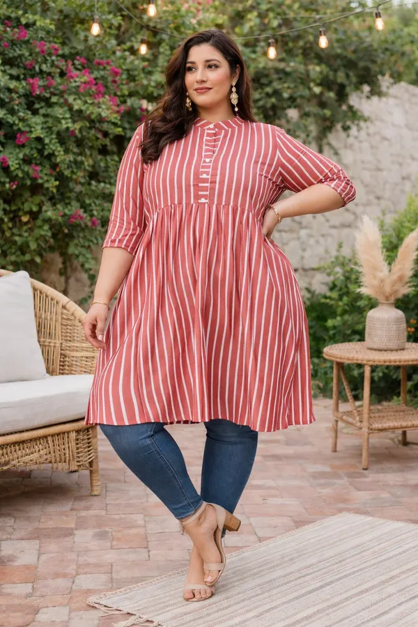 Women's_Cotton_Striped_A-Line_Dress