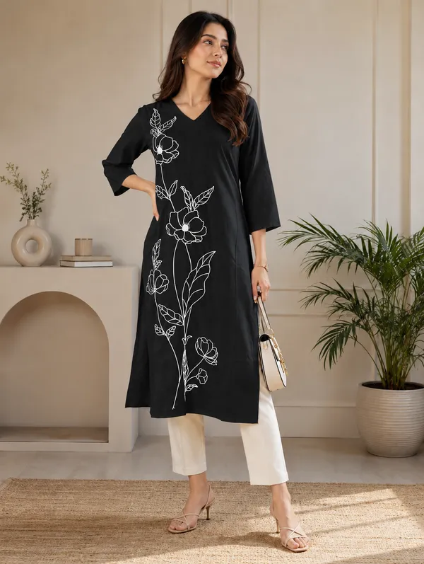 A-line_Ethnic_kurta_For_Women