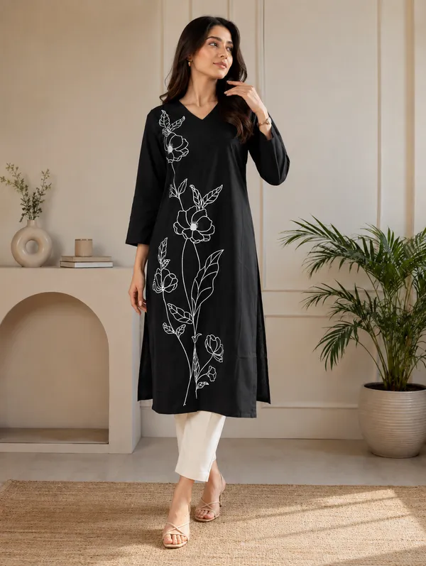 A-line_Ethnic_kurta_For_Women