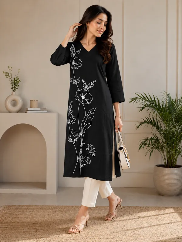 A-line_Ethnic_kurta_For_Women