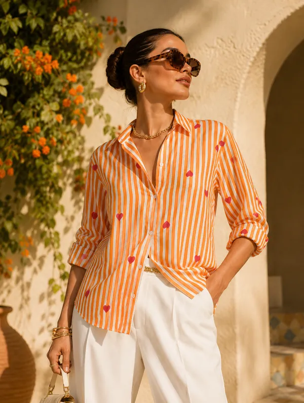 WOMENS_PURE_COTTON_STRIPED_HEART_SHIRT