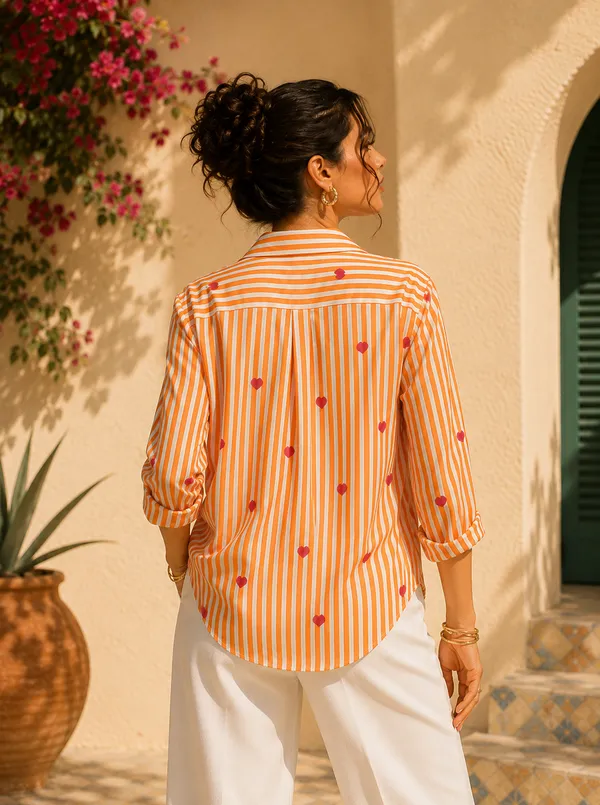 WOMENS_PURE_COTTON_STRIPED_HEART_SHIRT