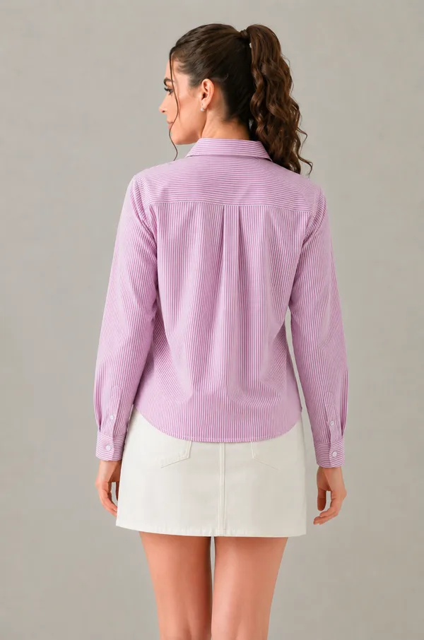 WOMENS_VISCOSE_RAYON_STRIPED_EMBROIDERED_SHIRT