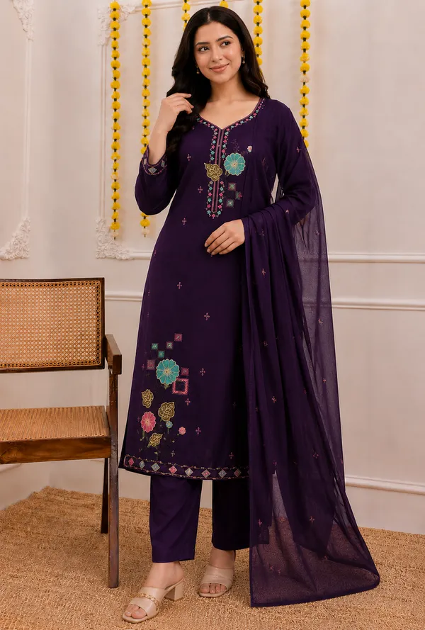 Women’s_Mul_Chanderi_Embroidered_Kurta_Set_with_Dupatta_|_Elegant_Ethnic_Wear_Kurta_Pant_Set_|_Festive_&_Party_Wear