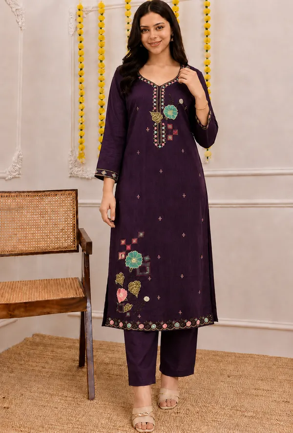 Women’s_Mul_Chanderi_Embroidered_Kurta_Set_with_Dupatta_|_Elegant_Ethnic_Wear_Kurta_Pant_Set_|_Festive_&_Party_Wear