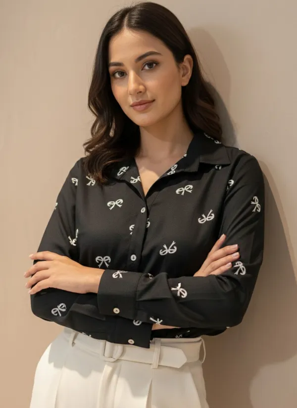 Women’s_Rayon_Embroidered_Shirt_|_Soft_Premium_Fabric_|_Elegant_Full-Sleeve_Casual_&_Office_Wear_Top_(Black)