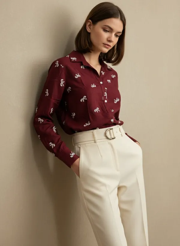 Women’s_Rayon_Embroidered_Shirt_|_Soft_Premium_Fabric_|_Elegant_Full-Sleeve_Casual_&_Office_Wear_Top_(Maroon)