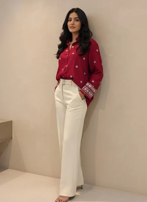 Women’s_Rayon_Embroidered_Shirt_|_Soft_Rayon_Fabric_|_Elegant_All-Over_Embroidery_|_Full_Sleeve_Casual_Wear_Shirt(Maroon)