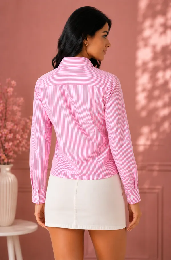Women's_Viscose_Rayon_Pink_Striped_Patch_Embroidery_Shirt_|_Premium_Collared_Casual_Office_Wear_Top