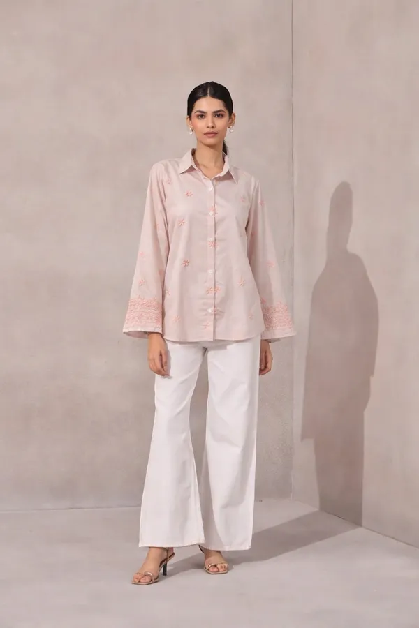 Women�s_Viscose_Rayon_Embroidered_Shirt,_Floral_Embroidery_Casual_Top_for_Women,_Full_Sleeve_Button_Down_Western_Wear,_Office_&_Daily_Wear_Shirt_(Pink1)