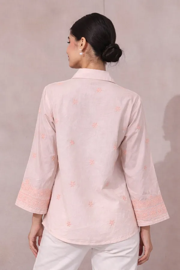 Women�s_Viscose_Rayon_Embroidered_Shirt,_Floral_Embroidery_Casual_Top_for_Women,_Full_Sleeve_Button_Down_Western_Wear,_Office_&_Daily_Wear_Shirt_(Pink1)