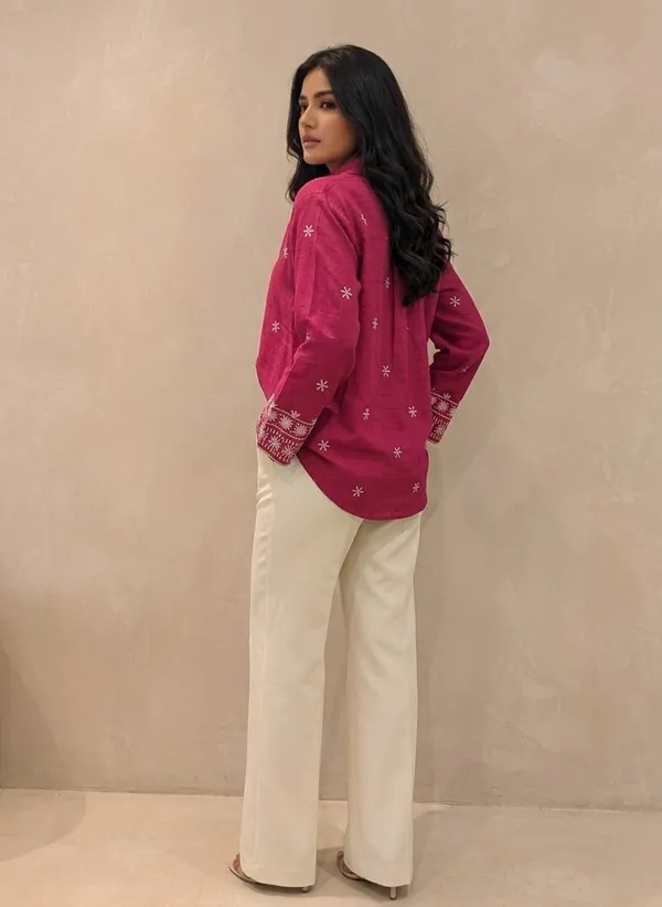 Women�s_Viscose_Rayon_Embroidered_Shirt,_Floral_Embroidery_Casual_Top_for_Women,_Full_Sleeve_Button_Down_Western_Wear,_Office_&_Daily_Wear_Shirt_(Pink2)