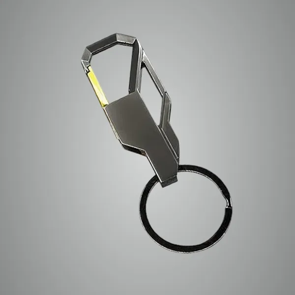 Black_Stainless_steel_Heavy_Duty_Keychain_For_Unisex