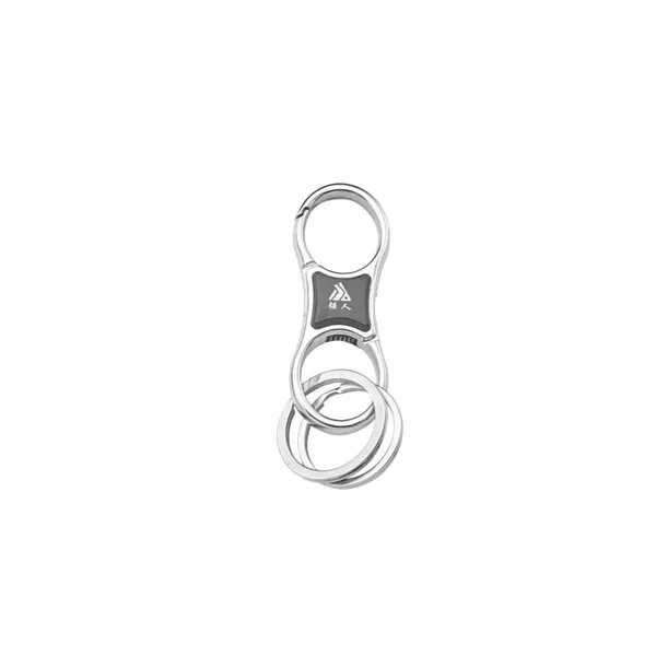 Silver_steel_Keychain_For_Unisex