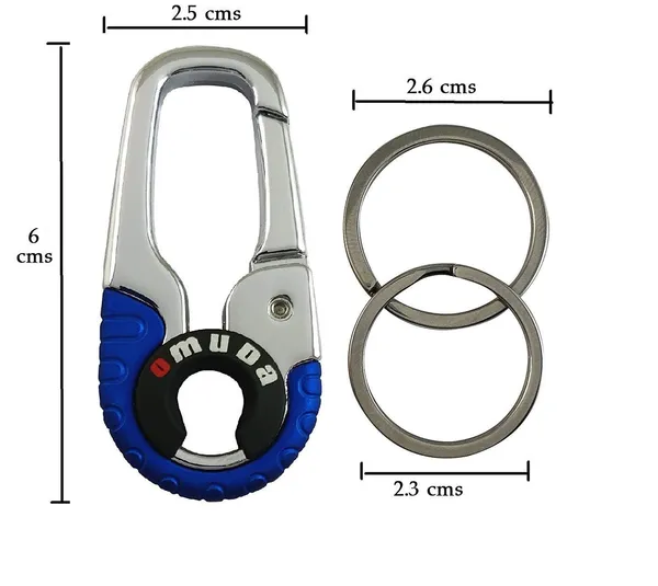 Silver_&_Blue_Stainless_steel_Keychain_For_Unisex