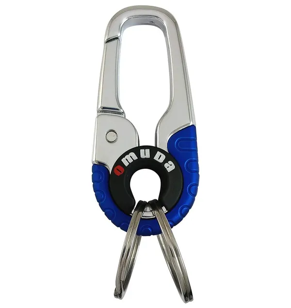 Silver_&_Blue_Stainless_steel_Keychain_For_Unisex