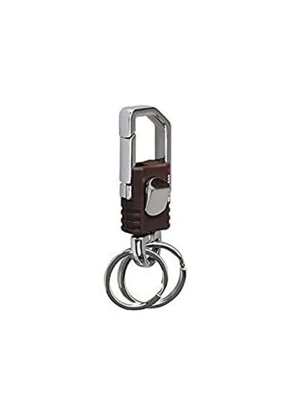 Brown_Stainless_steel_Keychain_For_Unisex