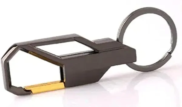 Black_Stainless_steel_Heavy_Duty_Keychain_For_Unisex