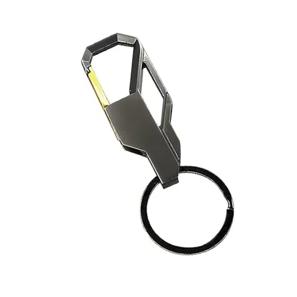 Black_Stainless_steel_Heavy_Duty_Keychain_For_Unisex