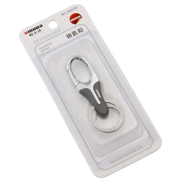 Silver_Stainless_steel_Keychain_For_Unisex