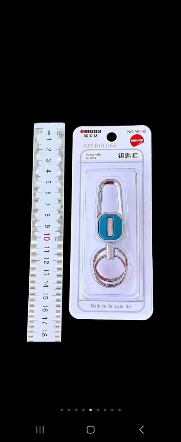 Black_Stainless_steel_Keychain_For_Unisex