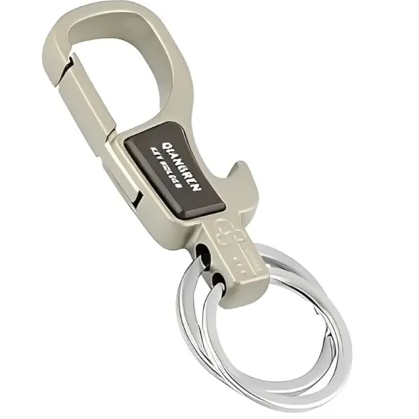 Silver_Stainless_steel_Keychain_For_Unisex