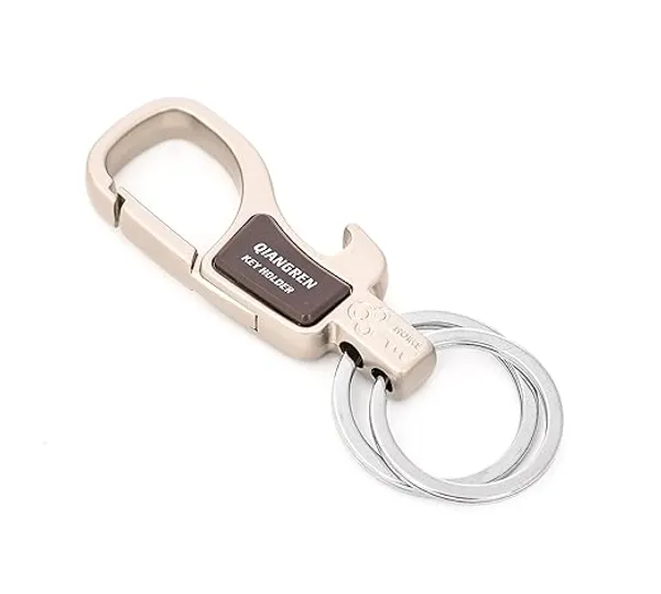 Silver_Stainless_steel_Keychain_For_Unisex