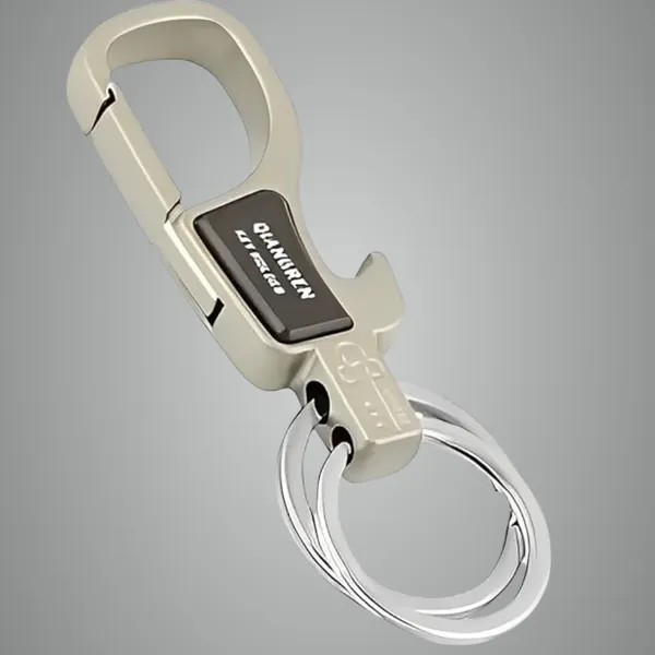 Silver_Stainless_steel_Keychain_For_Unisex