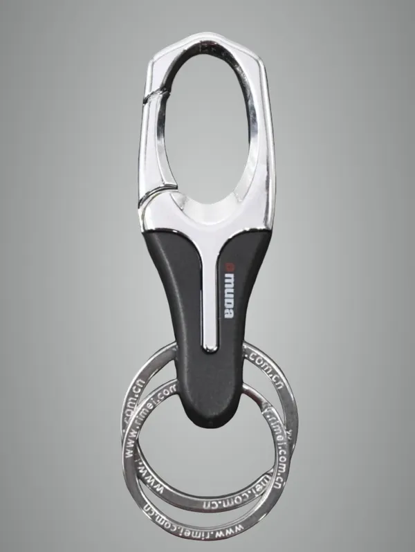 Silver_Stainless_steel_Keychain_For_Unisex