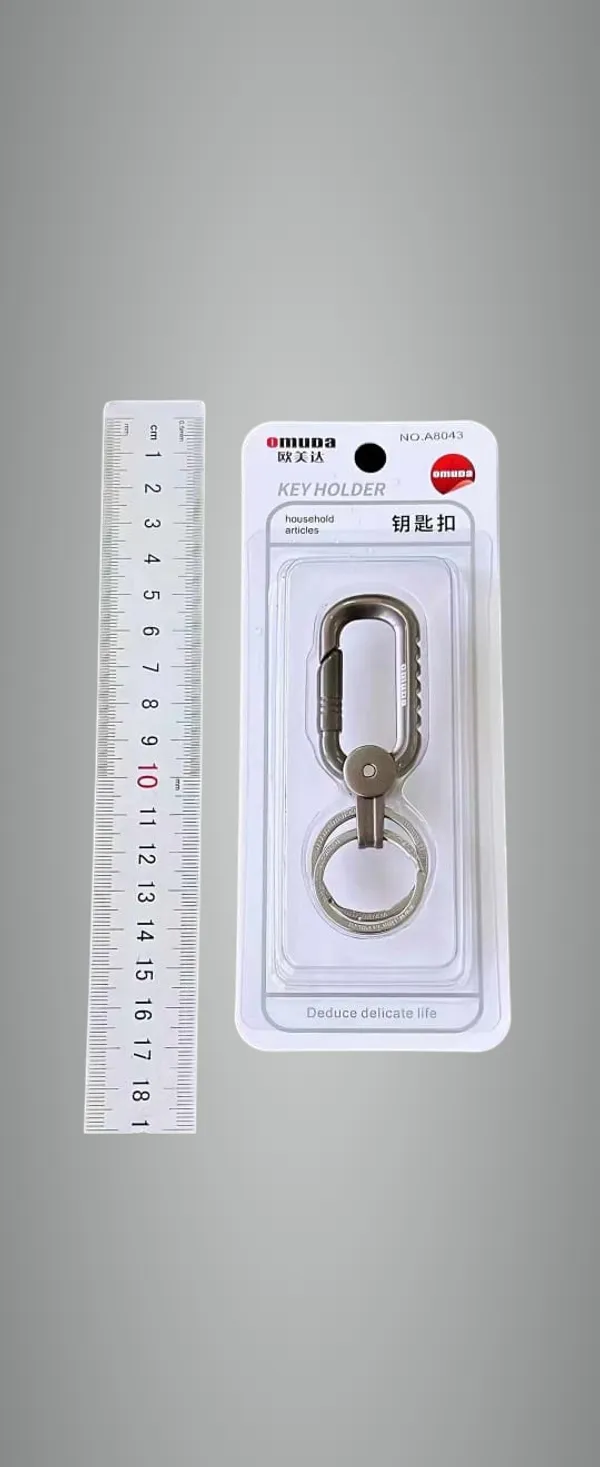 White_Stainless_steel_Keychain_For_Unisex
