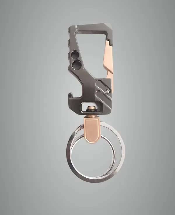 Grey_Stainless_steel_Bike_Keychain_For_Men