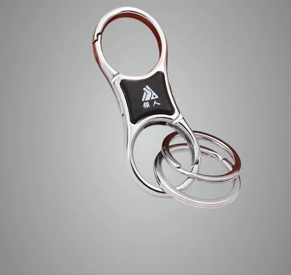 Silver_steel_Keychain_For_Unisex