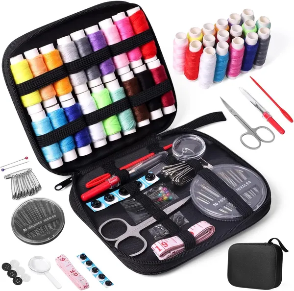 Black_86_Pcs_Sewing_Kit,_Sew_Kit_For_Home,_Traveler,_Adults,_Emergency-_Premium_Sewing_Kits,_Zipper_Portable_-_Mini-_Filled_With_Sewing_Needles,_Scissors,_Thread,_Tape_Measure_Set_Etc